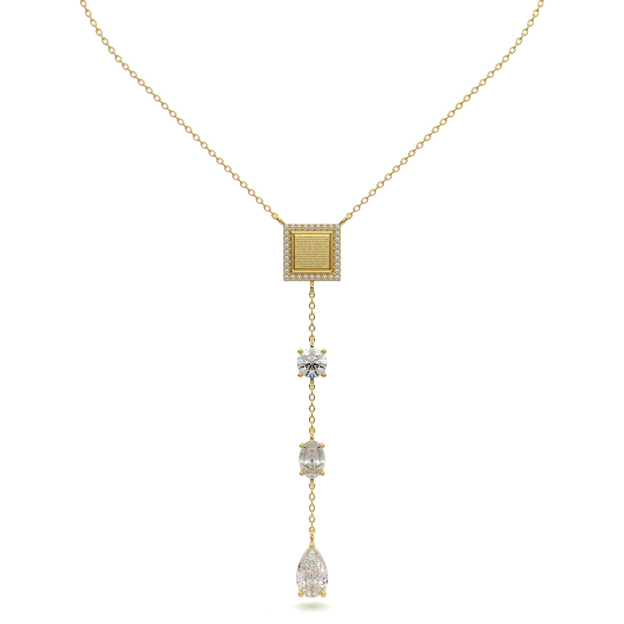 Sacred Radiance Drop Necklace